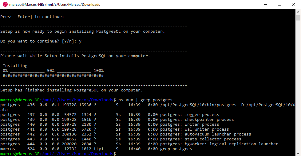 Pgpass postgresql linux где должен находиться